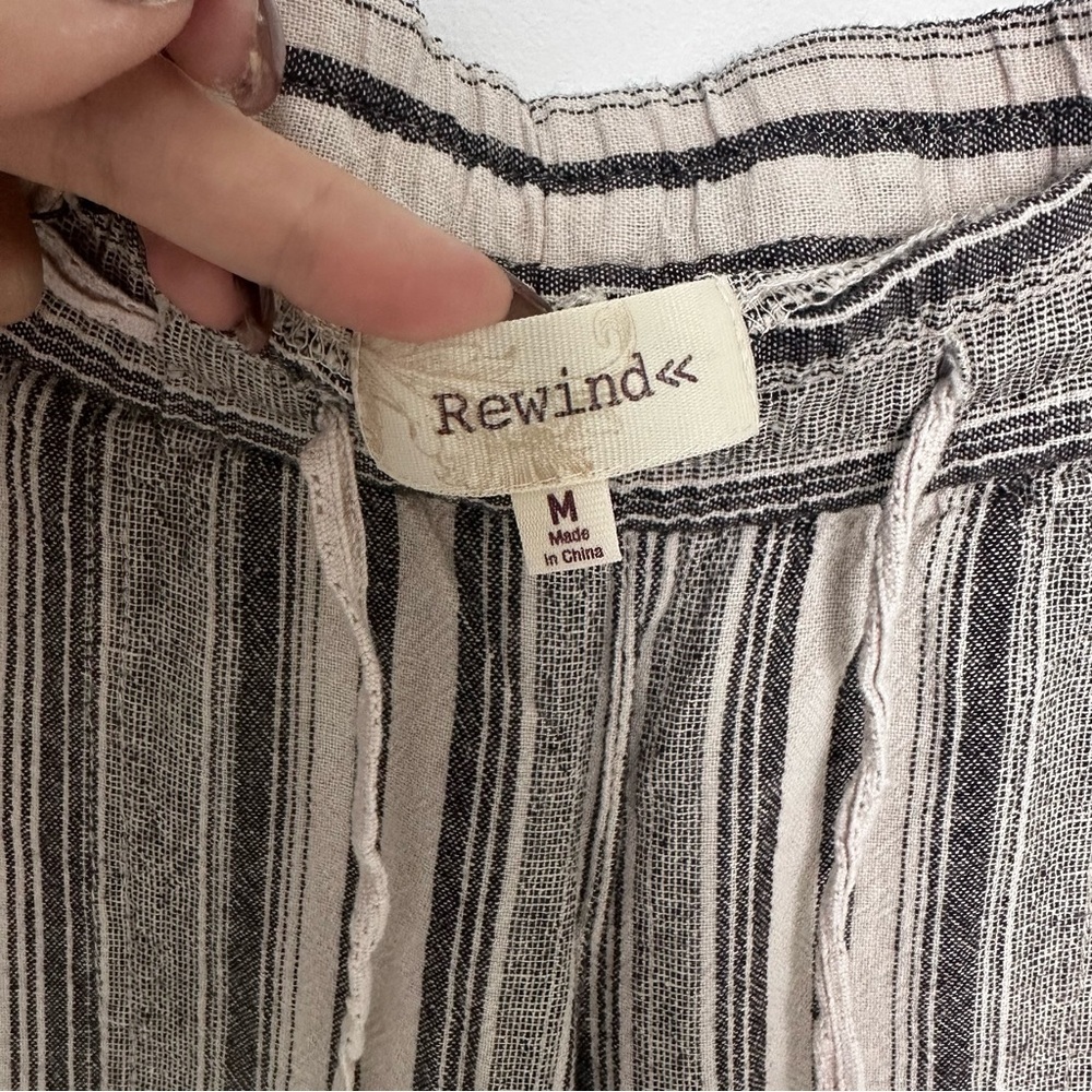 Striped linen pants - Picture 3 of 4